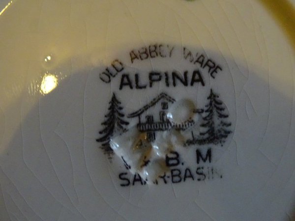Villeroy & Boch Alpina Saar-Basin Old Abbey: Kaffeetasse / Tasse mit Unterteller
