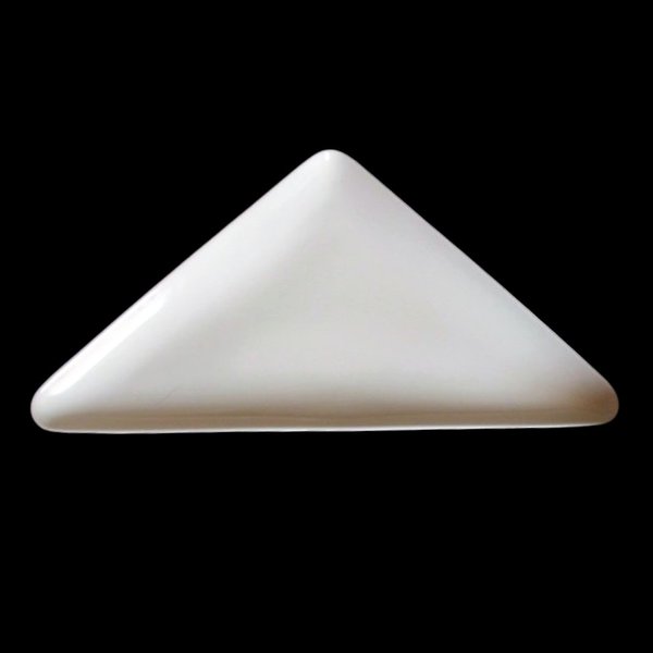 Villeroy & Boch: dreieckiger Teller / Schale in weiß, 26 cm - neu und unbenutzt