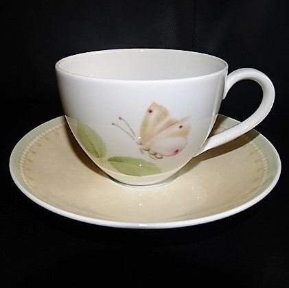 Villeroy & Boch Florea: Teetasse / Kaffeetasse / Tasse mit Unterteller