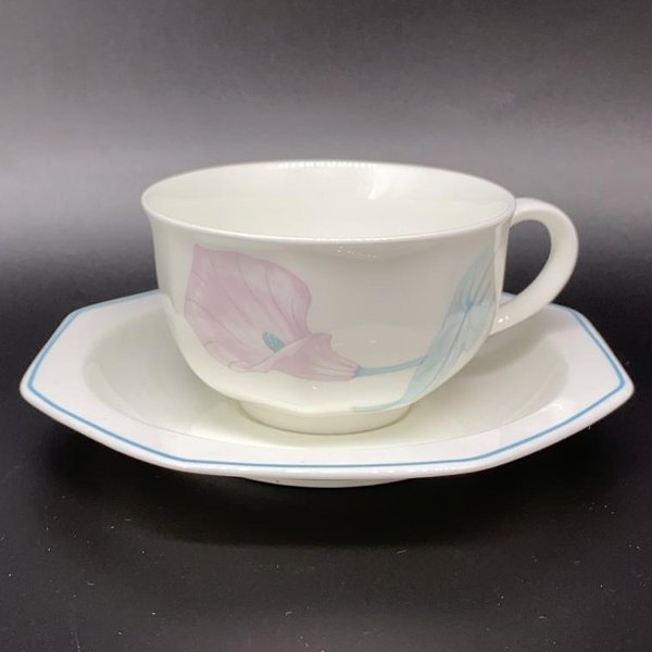 Villeroy & Boch Calla: Teetasse / Tasse mit Unterteller