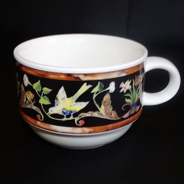 Villeroy & Boch Gallo Intarsia: Kaffeetasse / Tasse, stapelbar, ca 6 cm hoch (Hotelporzellan)