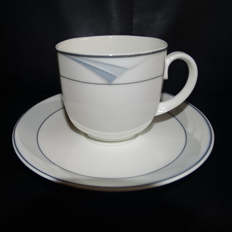 Villeroy & Boch Gallo Meteor: Kaffeetasse / Tasse mit Unterteller