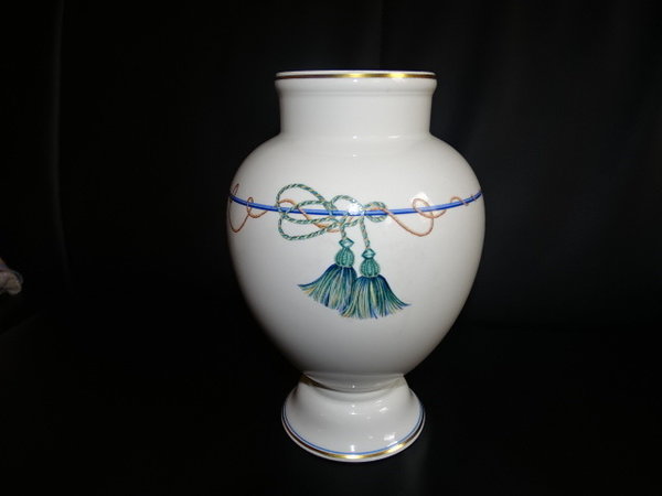Villeroy &amp; Boch Verdi: Blumenvase / Vase mit Kordeln - ca 20,5 cm
