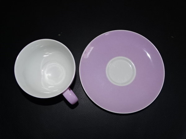 Rosenthal Thomas Sunny Day: Teetasse / Tasse mit Unterteller (Lila)
