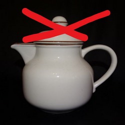 Villeroy & Boch Boutique: Teekanne / Kanne ohne Deckel - unbenutzt