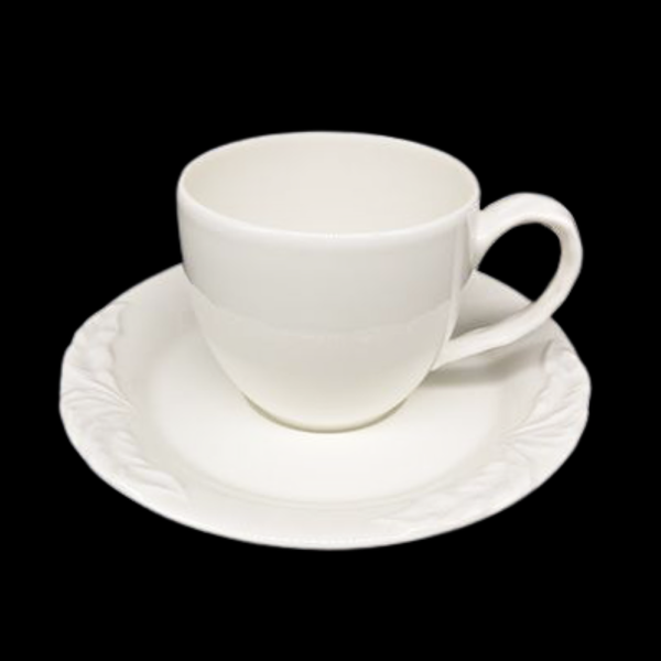 Villeroy & Boch Foglia: Kaffeetasse / Tasse mit Unterteller - neu