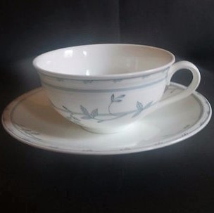 Villeroy & Boch Filetto: Teetasse / Tasse mit Unterteller