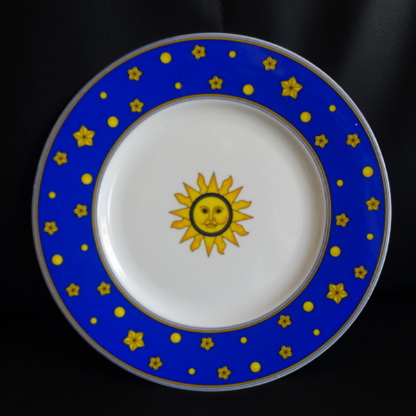 Villeroy & Boch Sun, Moon and Stars: Kuchenteller / Frühstücksteller (blau)