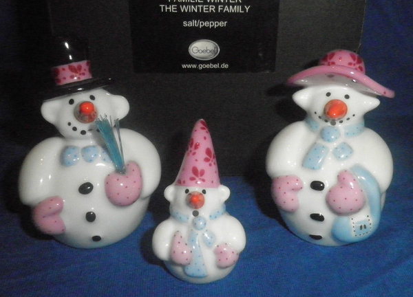 Goebel Weihnachten: Family Winter - The Winter Family - neu und OVP!