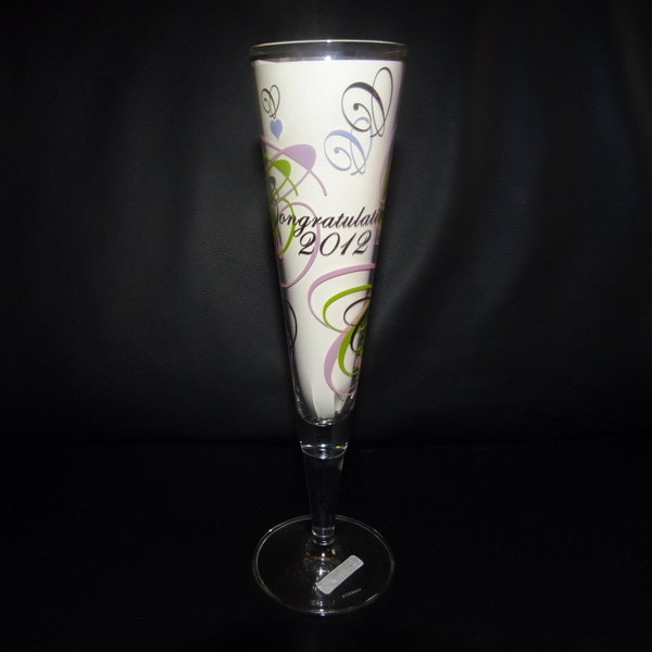 Ritzenhoff: Champagnerglas Kathrin Stockebrand 2012 mit Serviette - neu