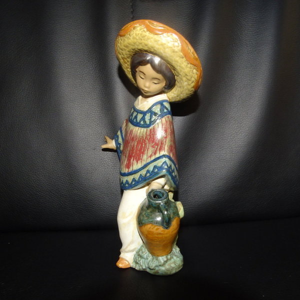 Lladró - spanische Porzellanfigur: Mexicaner - neu
