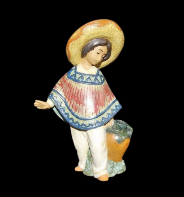 Lladró - spanische Porzellanfigur: Mexicaner - neu