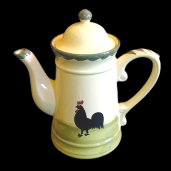 Zeller Keramik Hahn und Henne: Kaffeekanne / Kanne