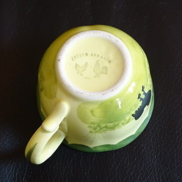 Zeller Keramik Hahn und Henne: Mokkatasse / kleine Tasse