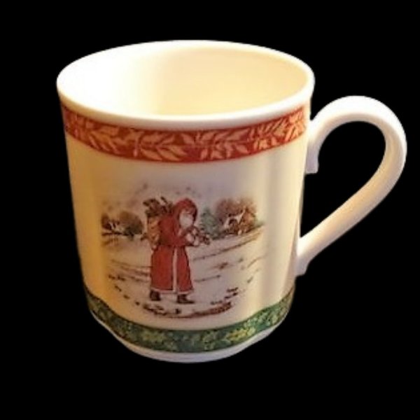 Villeroy & Boch Festive Memories: Henkelbecher / Kaffeebecher Weihnachtsmann