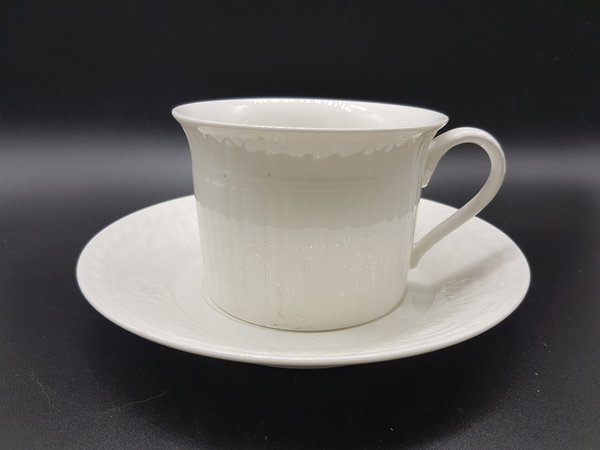 Villeroy & Boch Cellini: Frühstückstasse / Tasse mit Unterteller - neu und unbenutzt