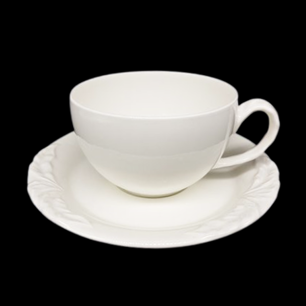 Villeroy & Boch Foglia: Teetasse / Tasse mit Unterteller - neu