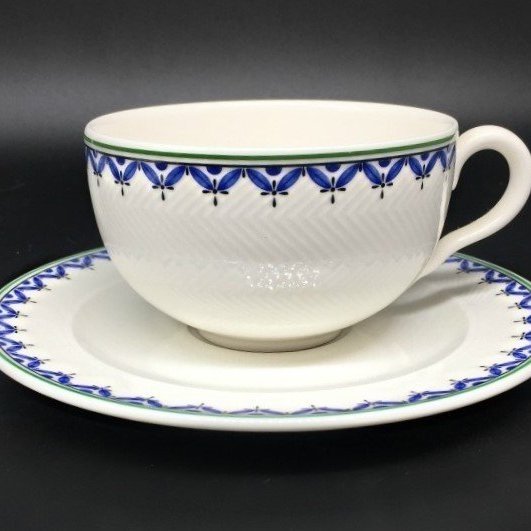 Villeroy & Boch Casa Look: Teetasse / Tasse mit Unterteller