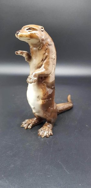 Goebel Porzellanfigur "Unser Wald": Otter