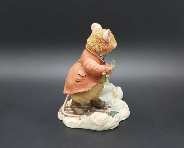 Villeroy & Boch Foxwood Tales Figur Winter at Foxwood: Mr. Mouse mit Schippe