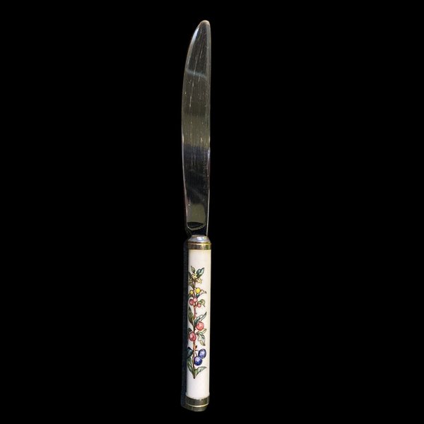 Villeroy & Boch Botanica: Messer / Speisemesser mit Porzellangriff (Besteck) - neuere Form
