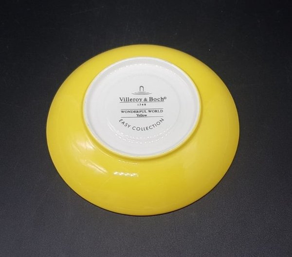 Villeroy & Boch Wonderful World: Unterteller / Untertasse ca. 11,5 cm - gelb