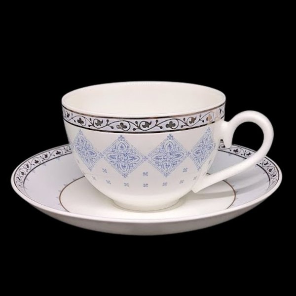 Villeroy & Boch Azurea: Kaffeetasse / Teetasse / Tasse mit Unterteller
