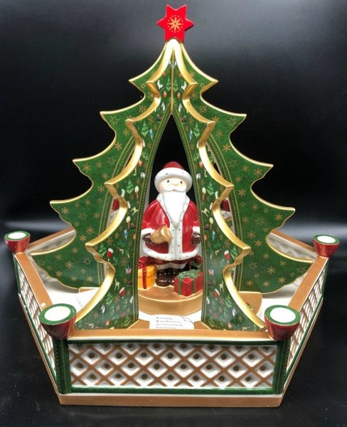 Villeroy & Boch Christmas Toys: Tannenbaum mit Santa - neu und in OVP