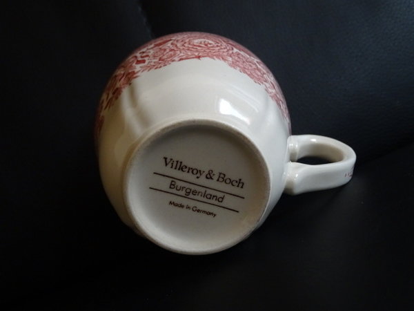Villeroy & Boch Burgenland rot: Kaffeetasse / Tasse - gebraucht