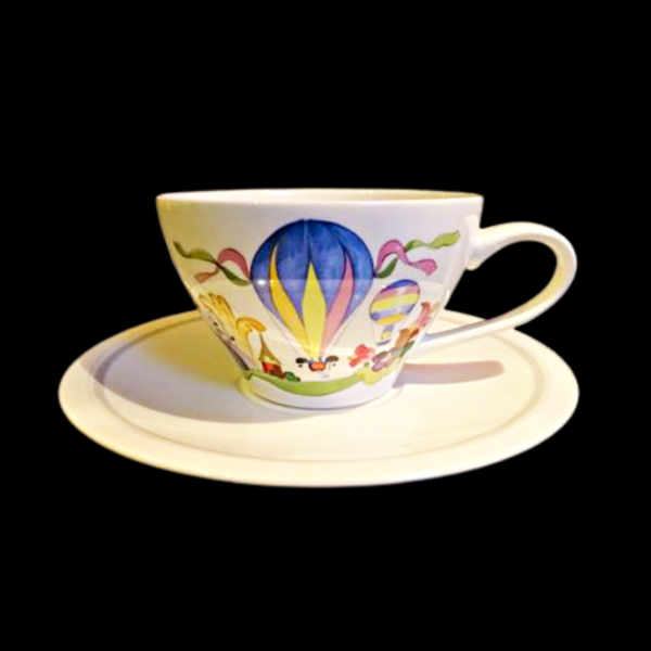 Villeroy & Boch Le Ballon: Kaffeetasse / Tasse mit Unterteller