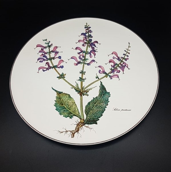 Villeroy & Boch Botanica: Tortenplatte / Kuchenplatte / runde Platte (lila)
