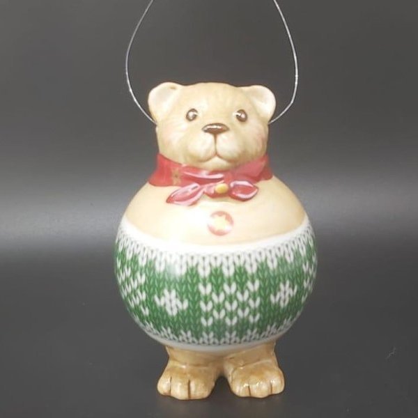 Villeroy & Boch Toys Ornaments: Christbaumkugel / Weihnachtskugel Teddybär