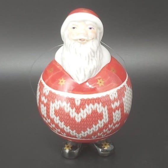 Villeroy & Boch Toys Ornaments: Christbaumkugel / Weihnachtskugel Santa