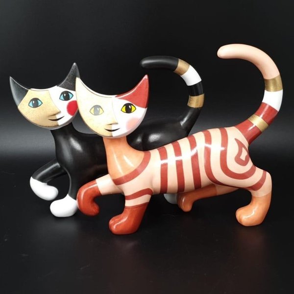 Goebel Rosina Wachtmeister: Katze "Penelope e Salvatore" - ca 13 cm