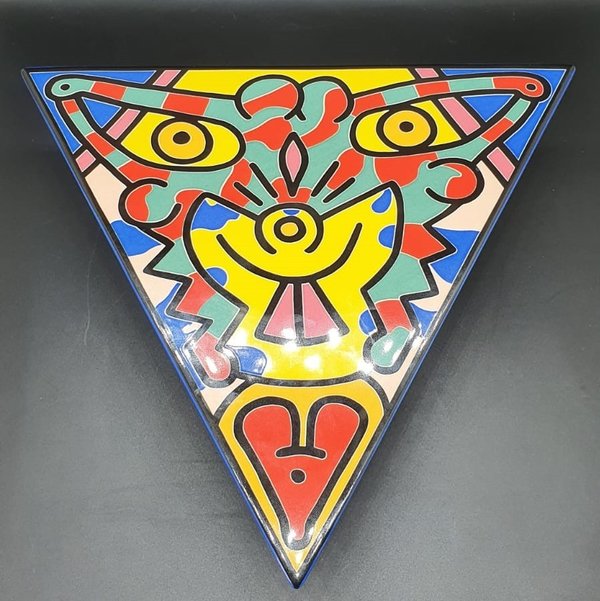 Villeroy & Boch Keith Haring: Box / Deckeldose, dreieckig, TriBeCa - mit Zertifikat