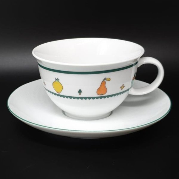 Thomas Porzellan Obst: Teetasse / Tasse mit Unterteller