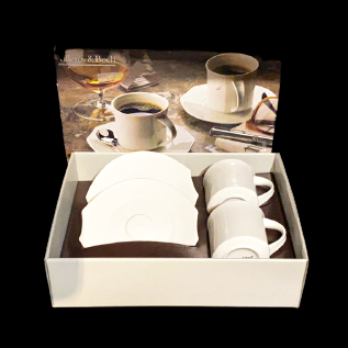 Villeroy & Boch Alba: Mokka-/ Espressotassen - Set in Originalverpackung