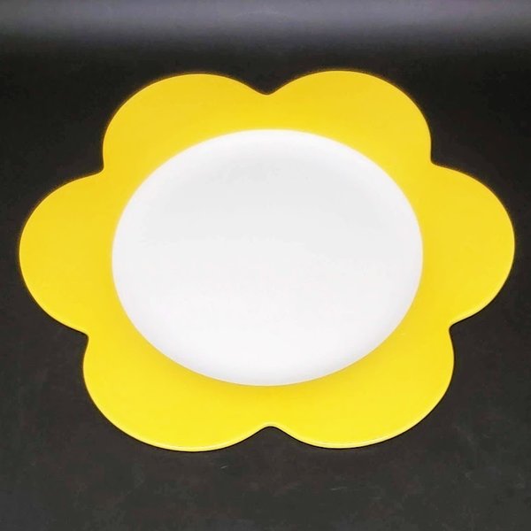Villeroy & Boch Wonderful World: Kuchenteller / Frühstücksteller Blume - gelb