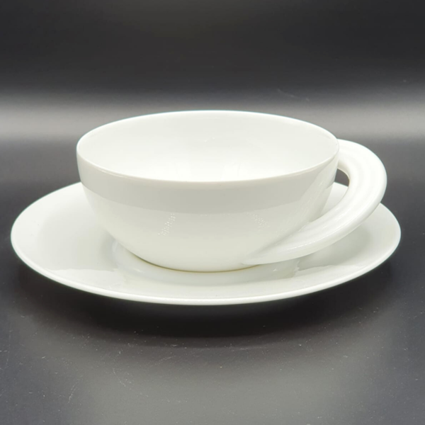 Rosenthal Studio Line Cupola Weiß: Teetasse / Tasse mit Unterteller