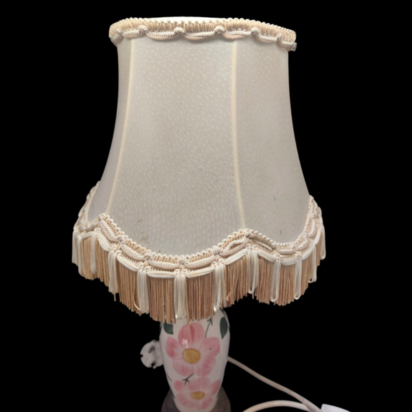 Villeroy & Boch Wildrose: Lampe / Tischlampe, ca 41 cm hoch - sehr selten