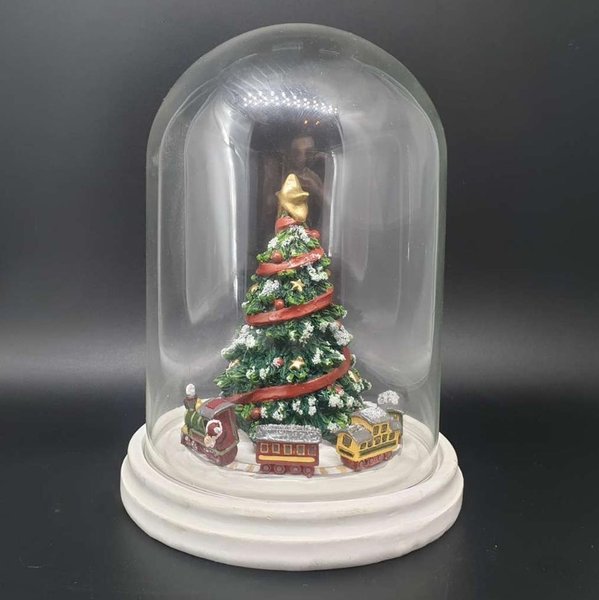 Villeroy & Boch Christmas Toys Memory: Glas mit Baum / Glaskuppel - neu
