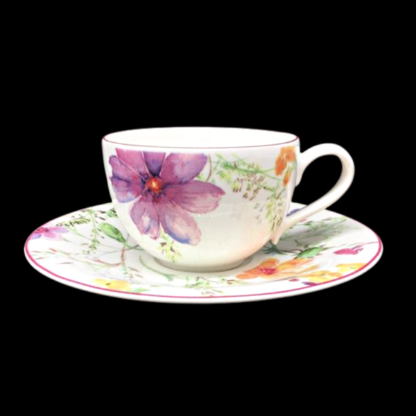 Villeroy & Boch Mariefleur: Kaffeetasse / Teetasse mit Unterteller Basic